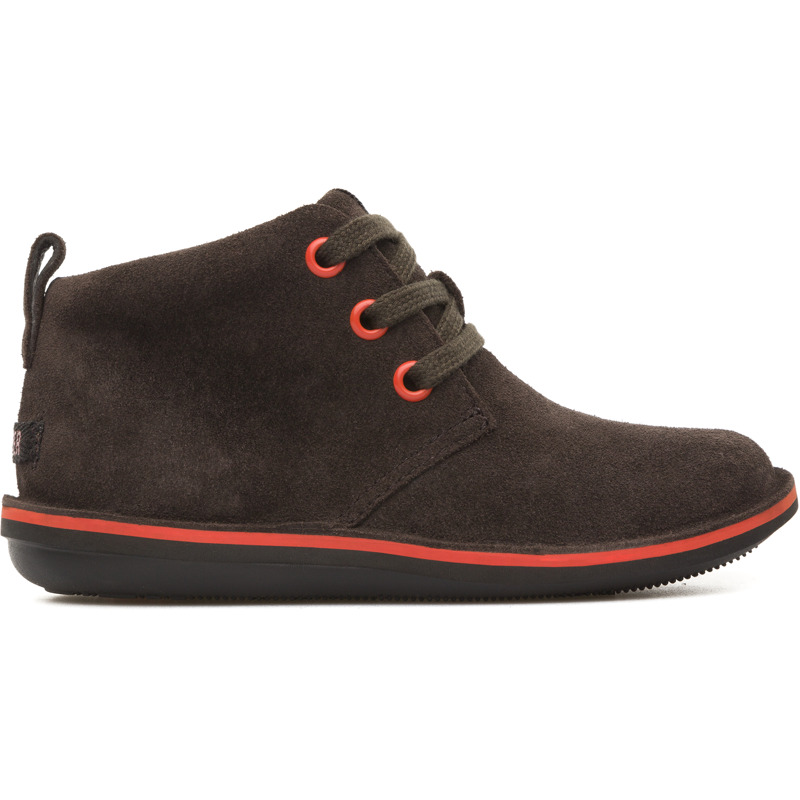 CAMPER Beetle - Botas para  - Gris, talla 25, Ante o Piel Vuelta