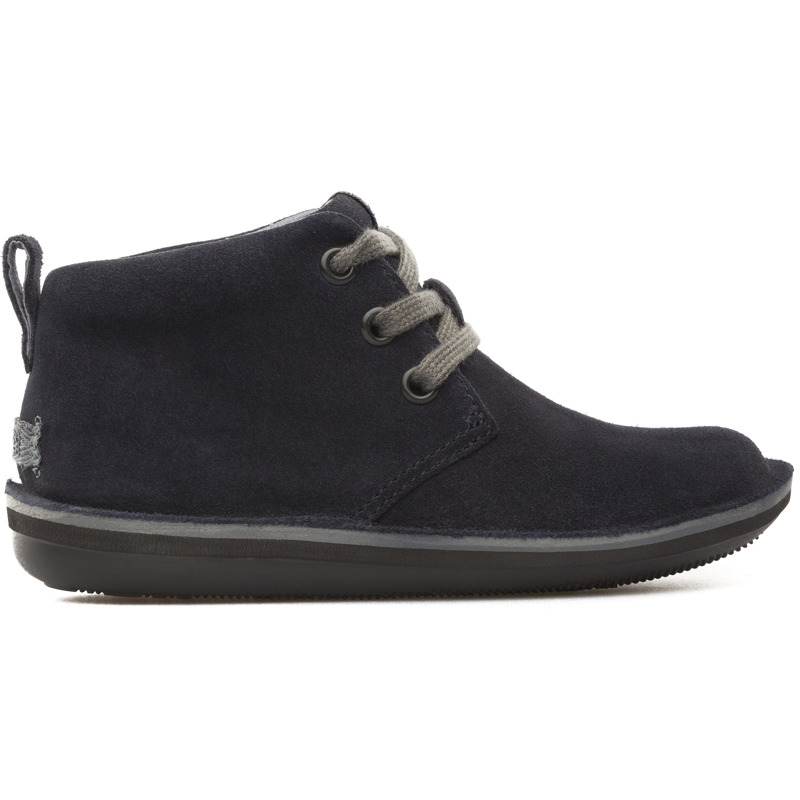 CAMPER Beetle - Botas para  - Azul, talla 25, Ante o Piel Vuelta