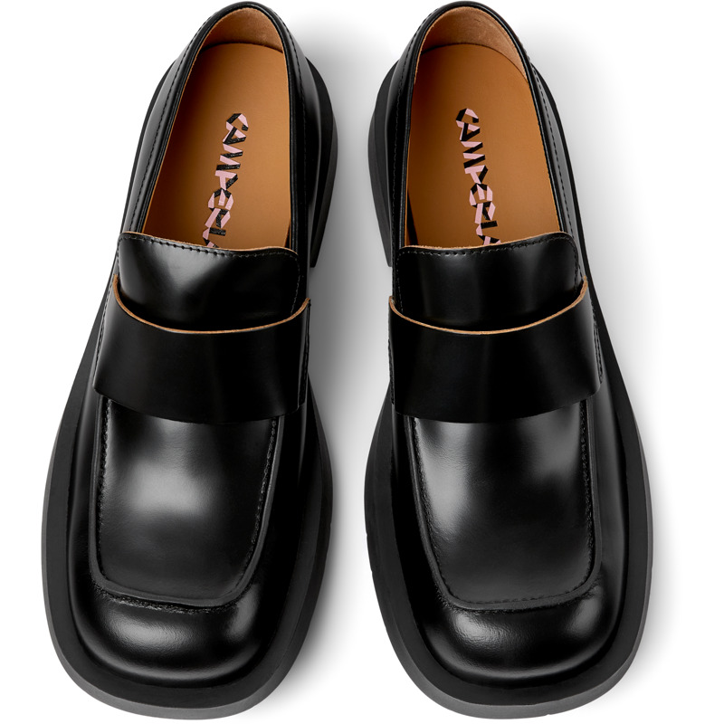 Camper Mil 1978 - Loafers For Unisex - Black, Size 37, Smooth Leather