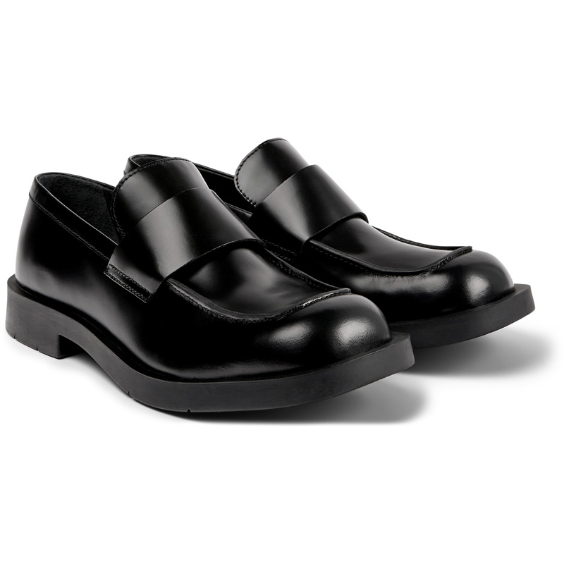 Camper Mil 1978 - Loafers For Unisex - Black, Size 43, Smooth Leather