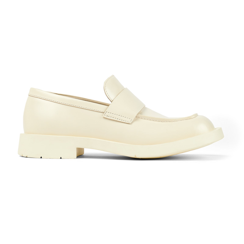 Camper Mil 1978 - Loafers For Unisex - White, Size 45, Smooth Leather