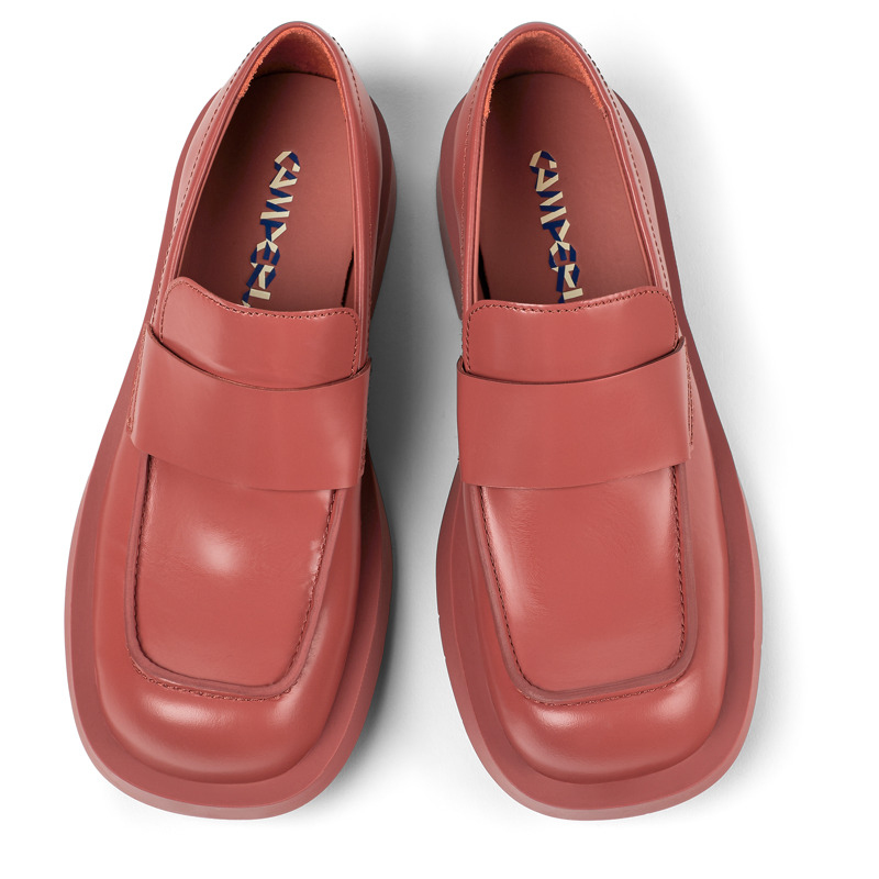 Camper Mil 1978 - Loafers For Unisex - Red, Size 40, Smooth Leather