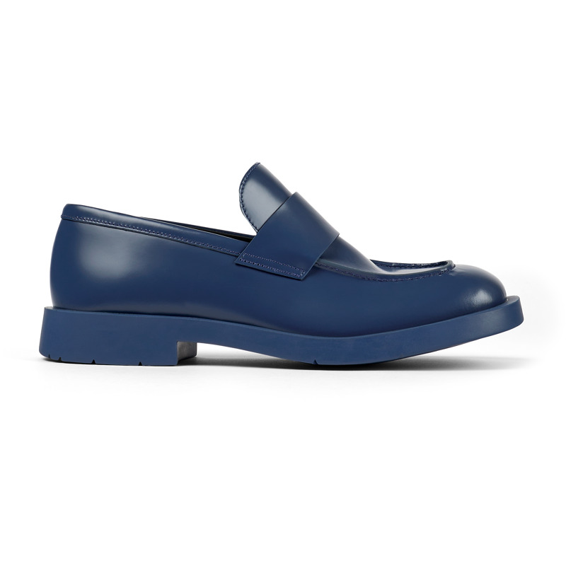 Camper Mil 1978 - Loafers For Unisex - Blue, Size 42, Smooth Leather
