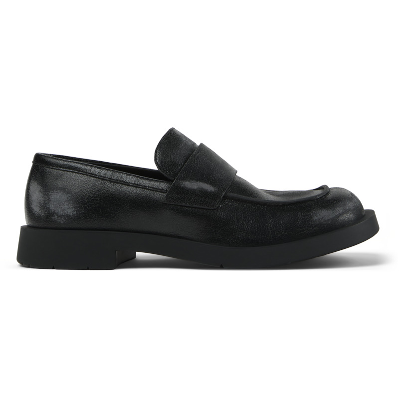 CAMPER Mil 1978 - Unisex Loafers - Black, Smooth leather - A500003