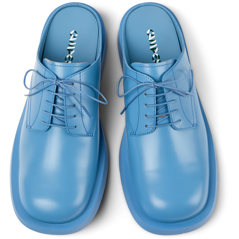 CAMPERLAB MIL 1978 - Unisex Zapatos De Vestir - Azul, Talla 41, Piel Lisa