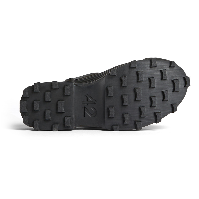 Camper Traktori - Clogs For Unisex - Black, Size 38, Smooth Leather