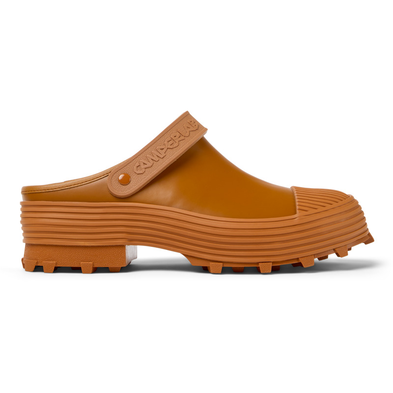 Camper Traktori - Clogs For Unisex - Brown, Size 36, Smooth Leather