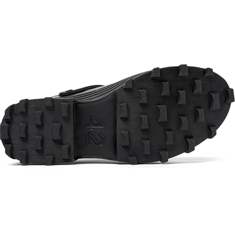 Camper Traktori - Clogs For Unisex - Black, Size 37, Smooth Leather