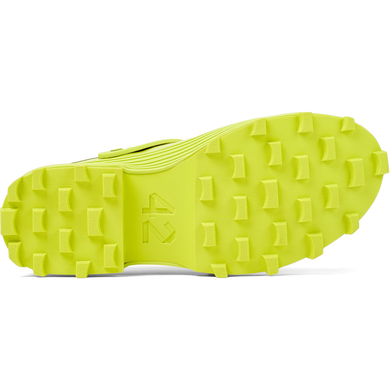 Camper Traktori - Clogs For Unisex - Green, Size 38, Smooth Leather