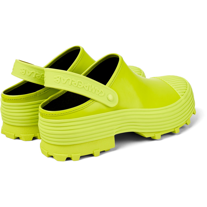 Camper Traktori - Clogs For Unisex - Green, Size 40, Smooth Leather