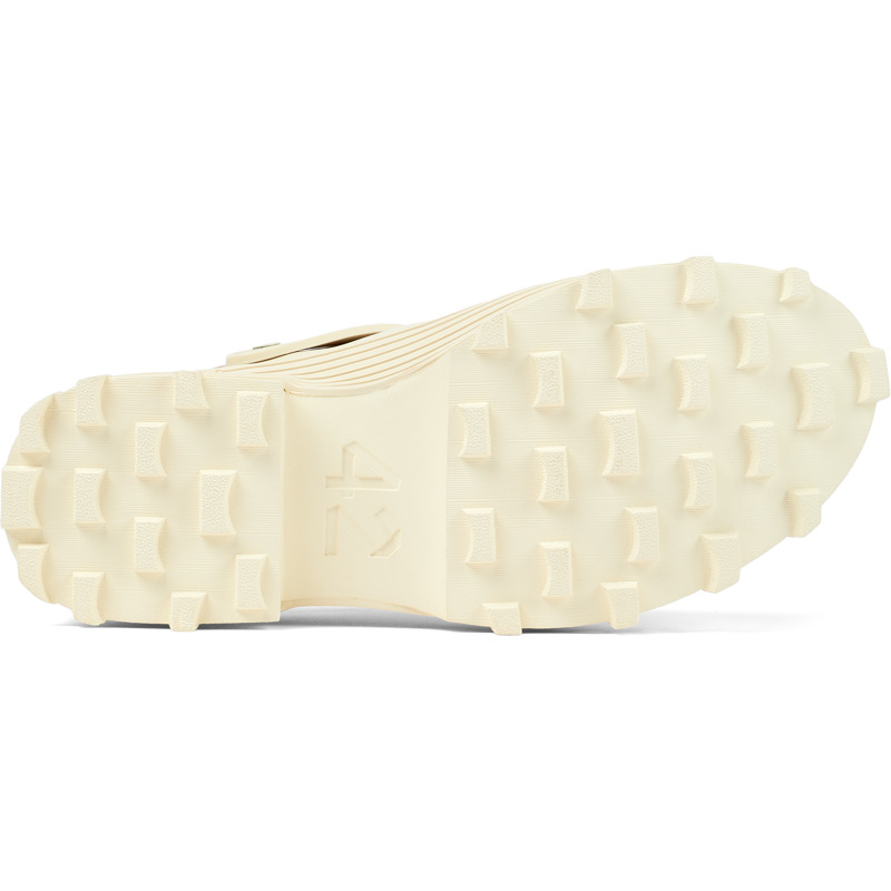 Camper Traktori - Clogs For Unisex - White, Size 45, Smooth Leather