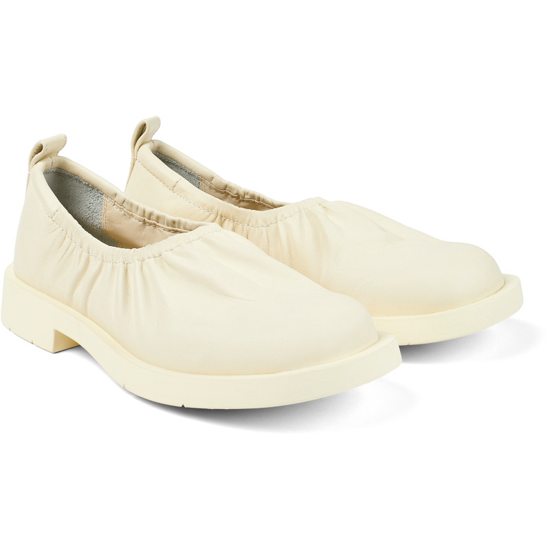 CAMPERLAB MIL 1978 - Unisex Ballerinas - White, Size 44, Smooth Leather