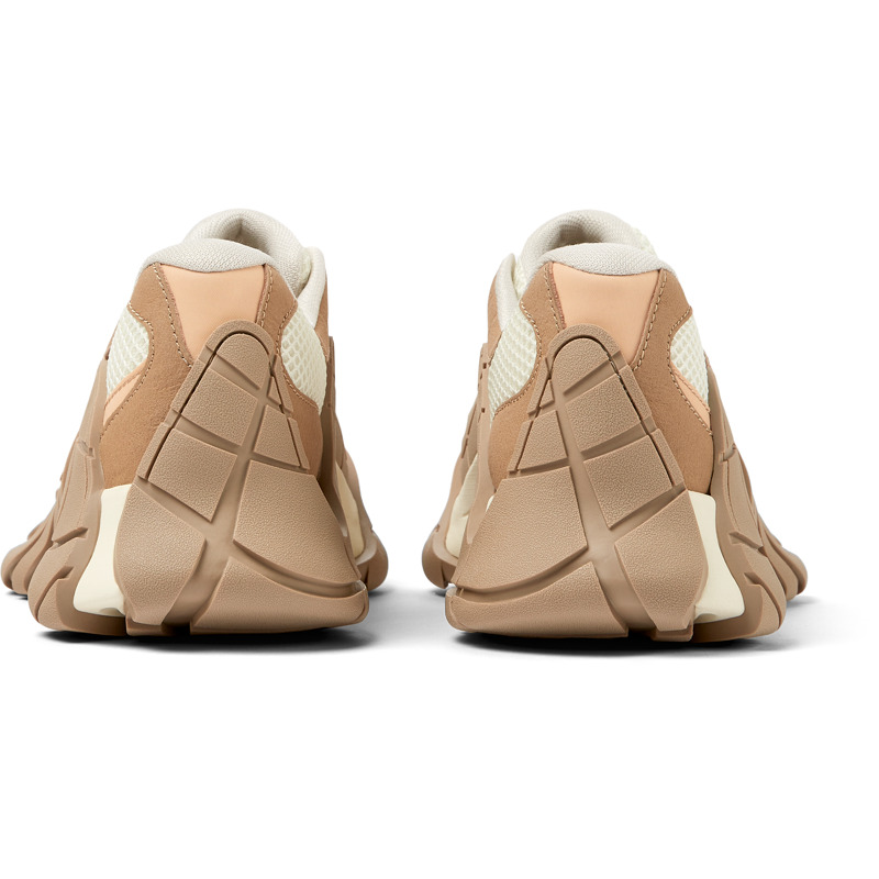 Camper Tormenta - Sneakers For Unisex - Nude, Beige, Size 41, Cotton Fabric