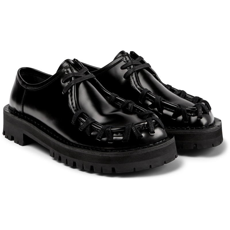 Camper Eki - Loafers For Unisex - Black, Size 43, Smooth Leather
