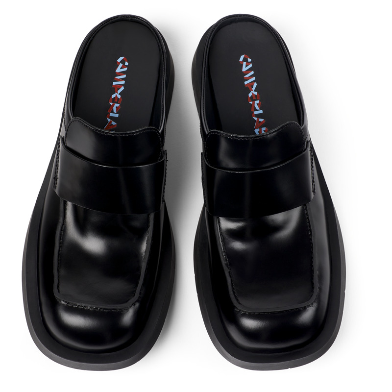 Camper Mil 1978 - Clogs For Unisex - Black, Size 44, Smooth Leather