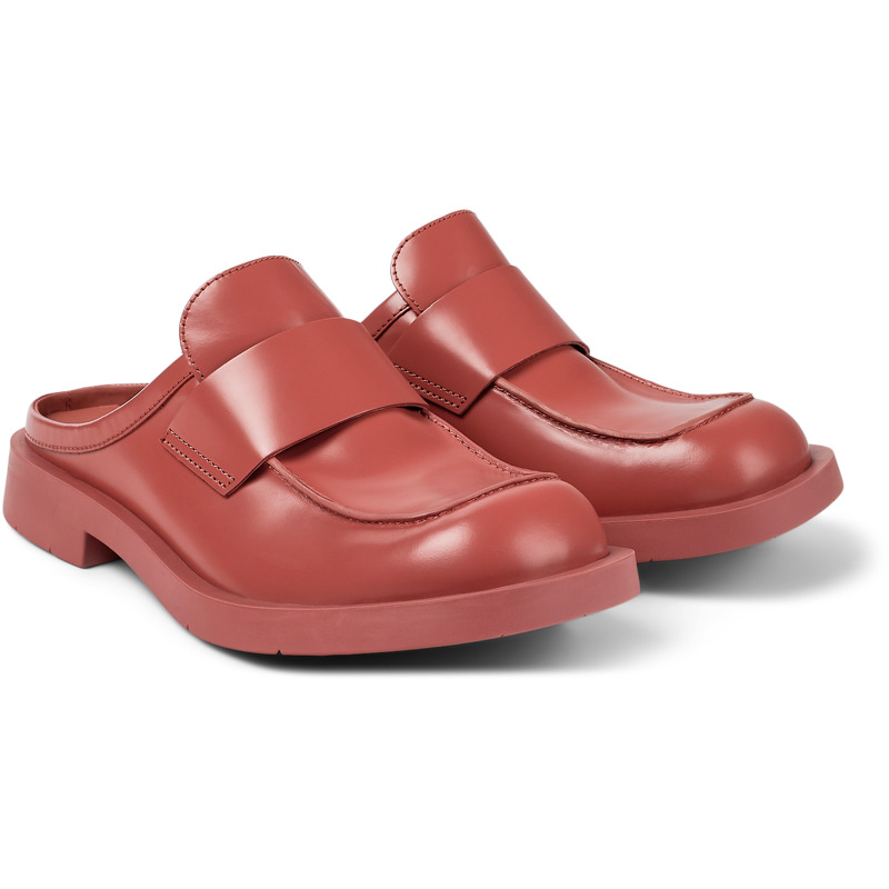 Camper Mil 1978 - Clogs For Unisex - Red, Size 44, Smooth Leather