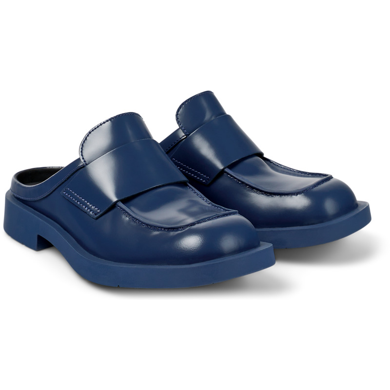 Camper Mil 1978 - Clogs For Unisex - Blue, Size 43, Smooth Leather
