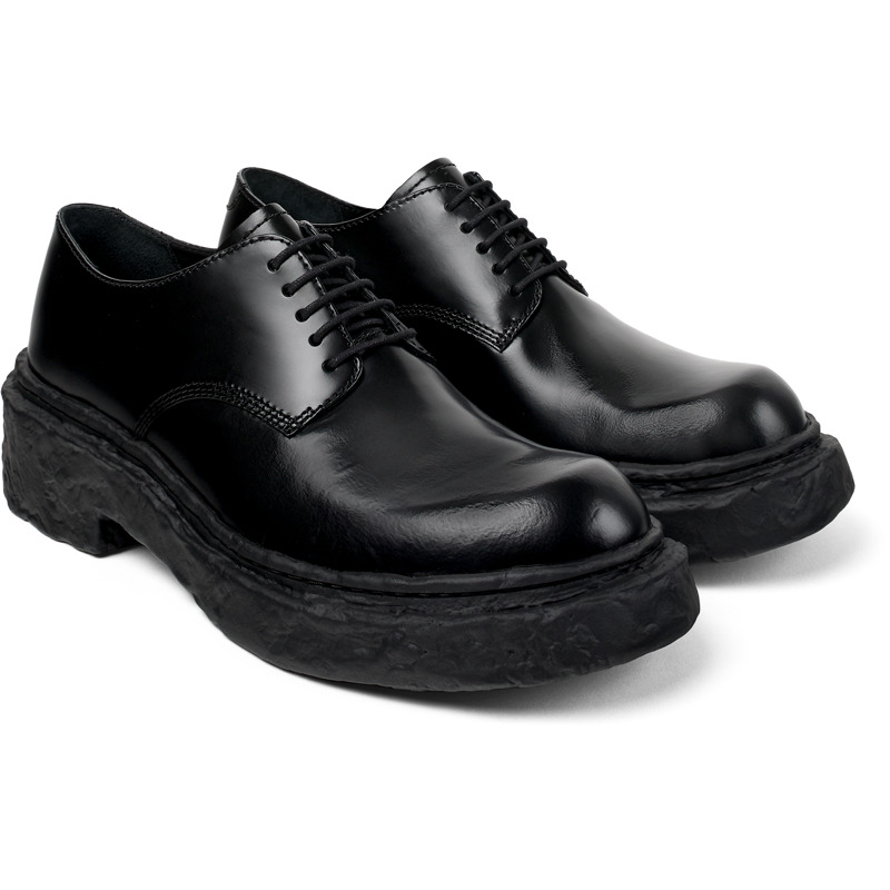 Camper Vamonos - Loafers For Unisex - Black, Size 44, Smooth Leather