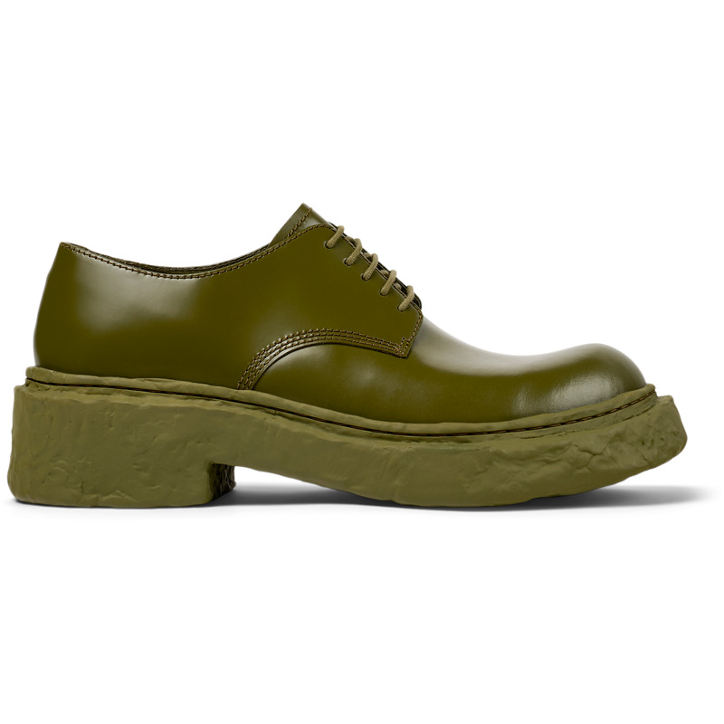 CAMPERLAB Vamonos - Unisex Loafers - Green, Size 40, Smooth Leather