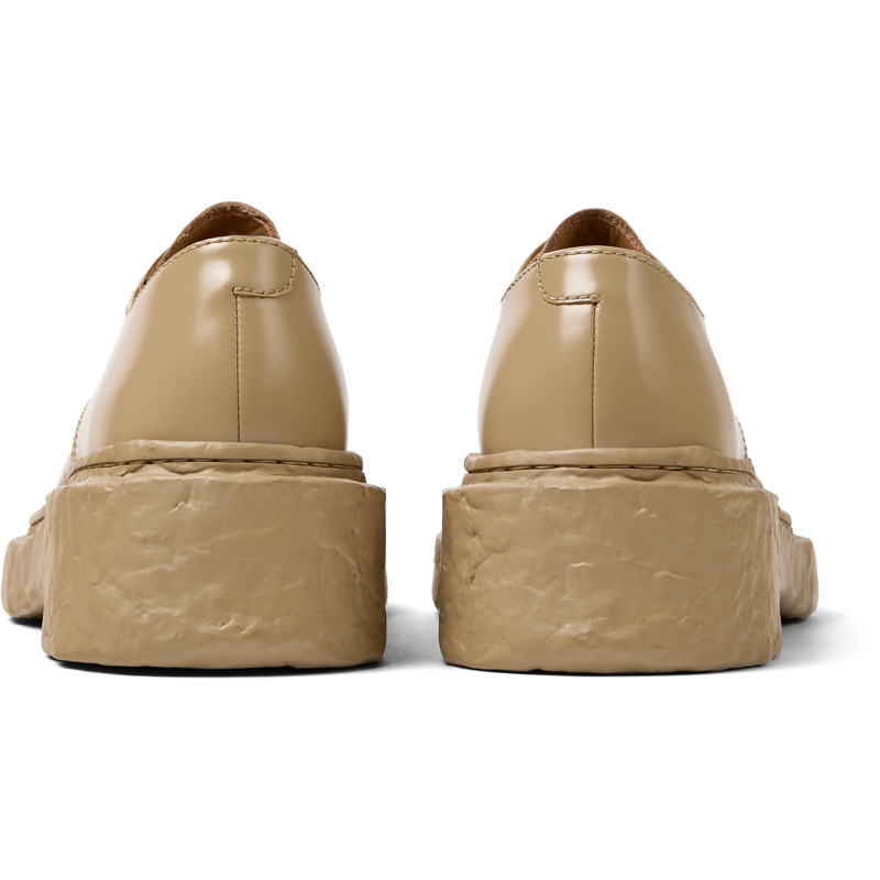 CAMPERLAB Vamonos - Unisex Loafers - Beige, Size 42, Smooth Leather