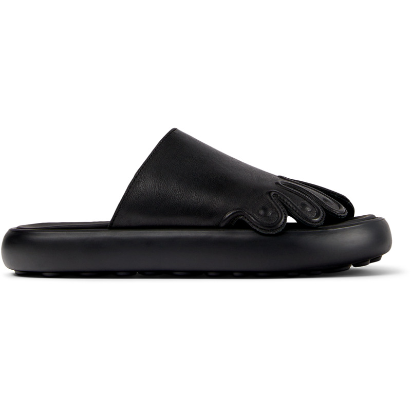 Camper Pelotas Flota - Sandals For Unisex - Black, Size 42, Smooth Leather