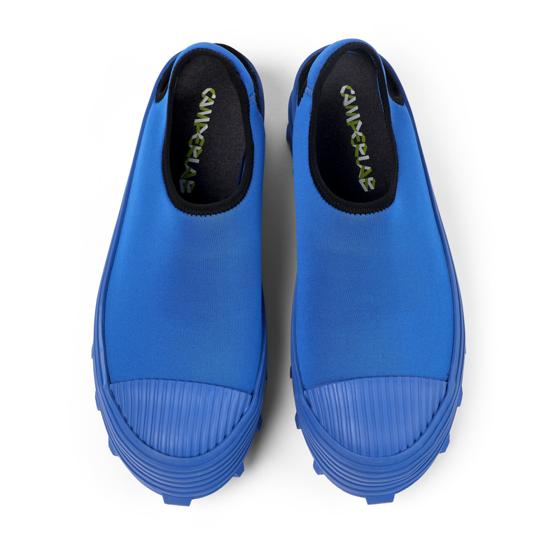 Camper Traktori - Sandals For Unisex - Blue, Size 38, Cotton Fabric