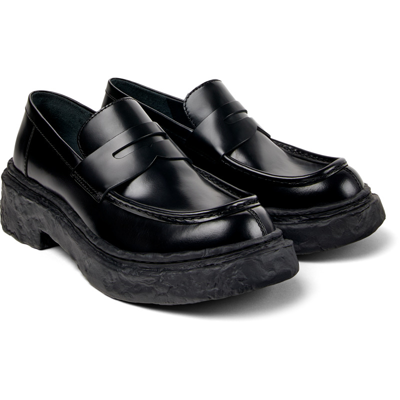 Shop Camperlab Unisex Loafers In Black