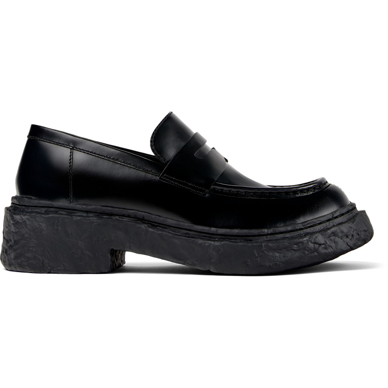 CAMPERLAB Vamonos - Unisex Loafers - Black, Size 38, Smooth Leather