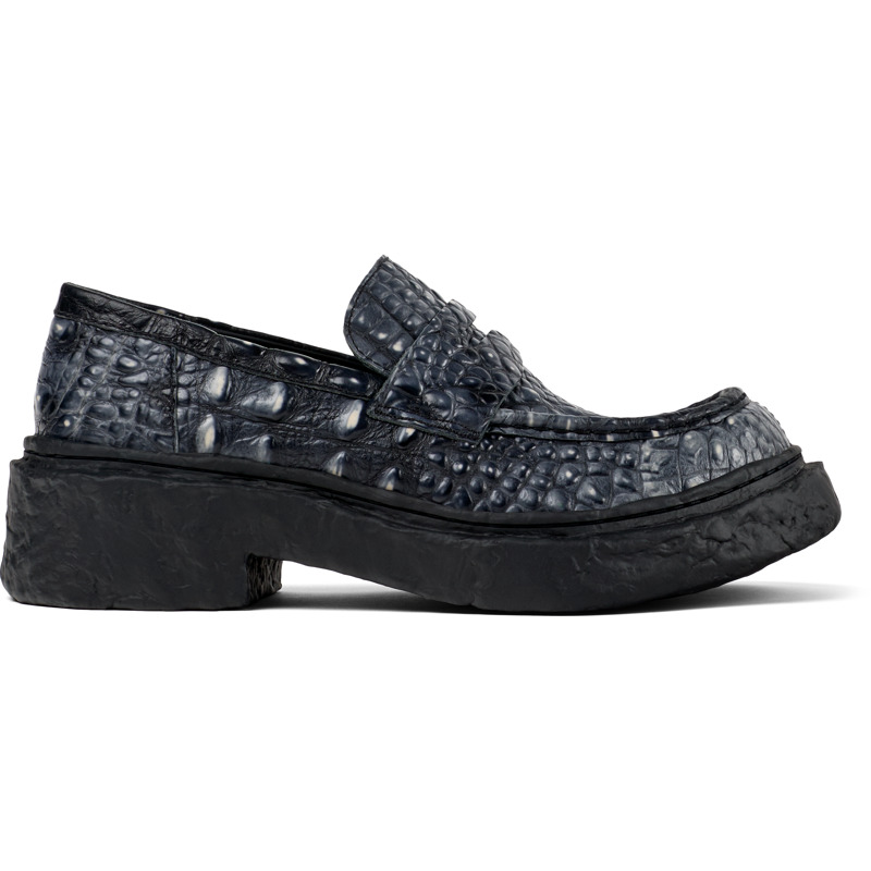 CAMPERLAB Vamonos - Unisex Mocassins - Gris, Taille 44, Cuir Lisse