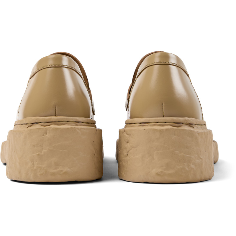 CAMPERLAB Vamonos - Unisex Loafers - Beige, Size 43, Smooth Leather