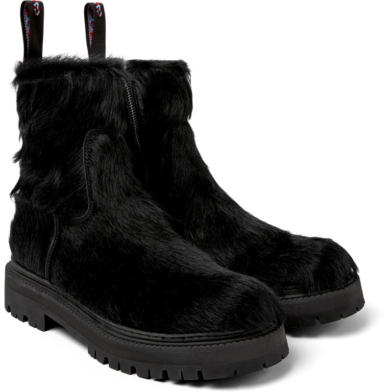Camper Eki - Boots For Unisex - Black, Size 46, Smooth Leather