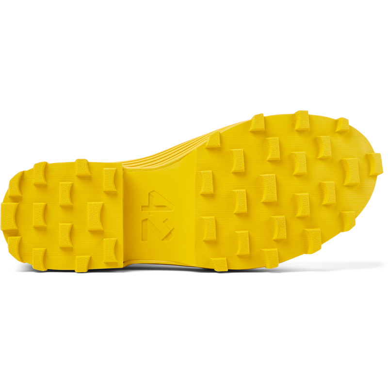 CAMPERLAB Traktori - Unisex Formal Shoes - Yellow, Size 36, Cotton Fabric