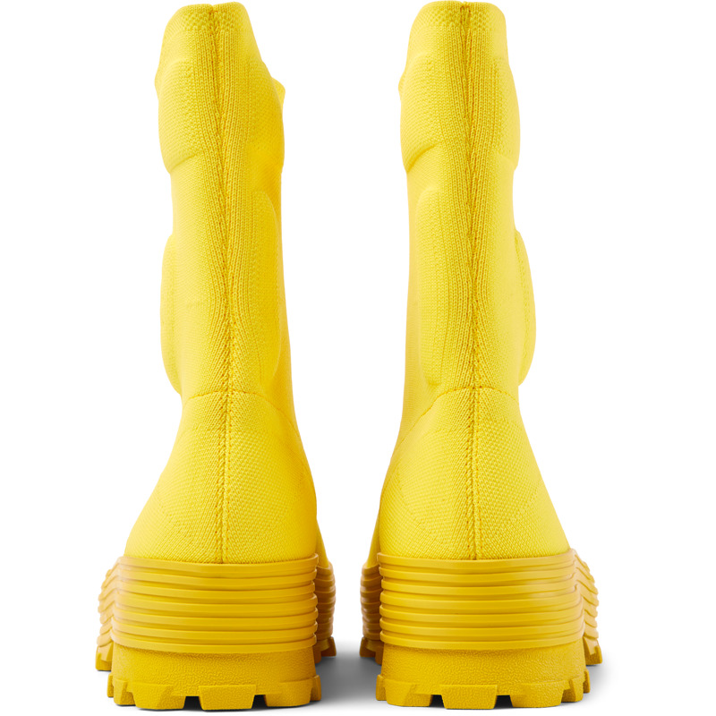 CAMPERLAB Traktori - Unisex Formal Shoes - Yellow, Size 36, Cotton Fabric