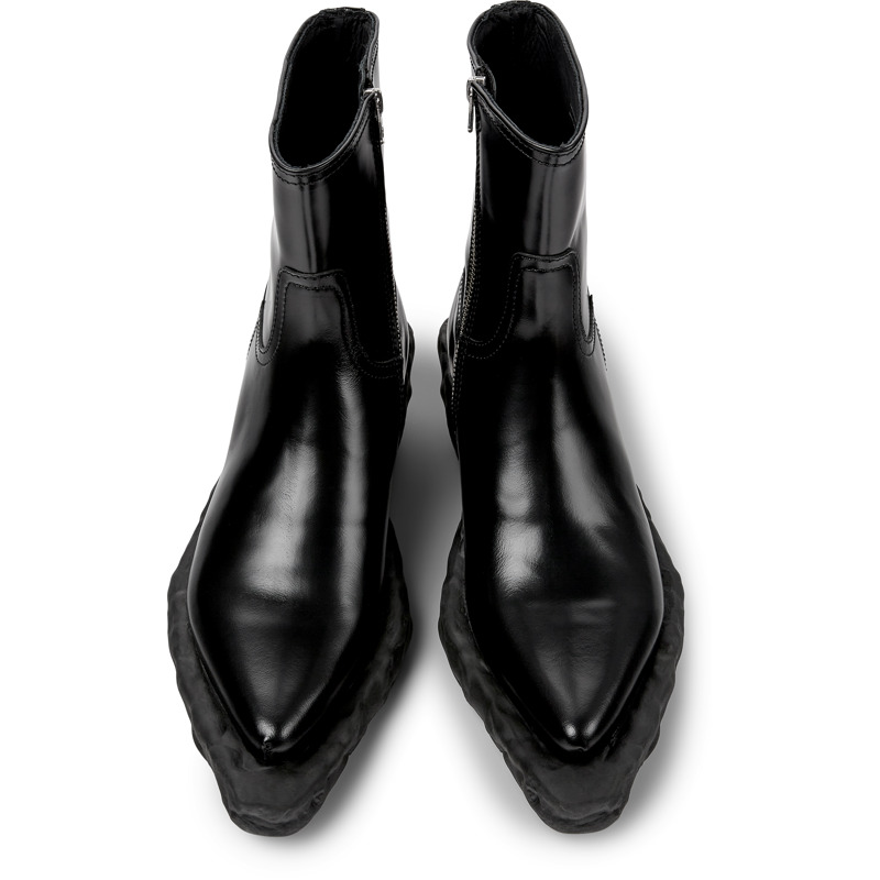 CAMPERLAB Venga - Unisex Elegante Schuhe - Schwarz, Größe 42, Glattleder