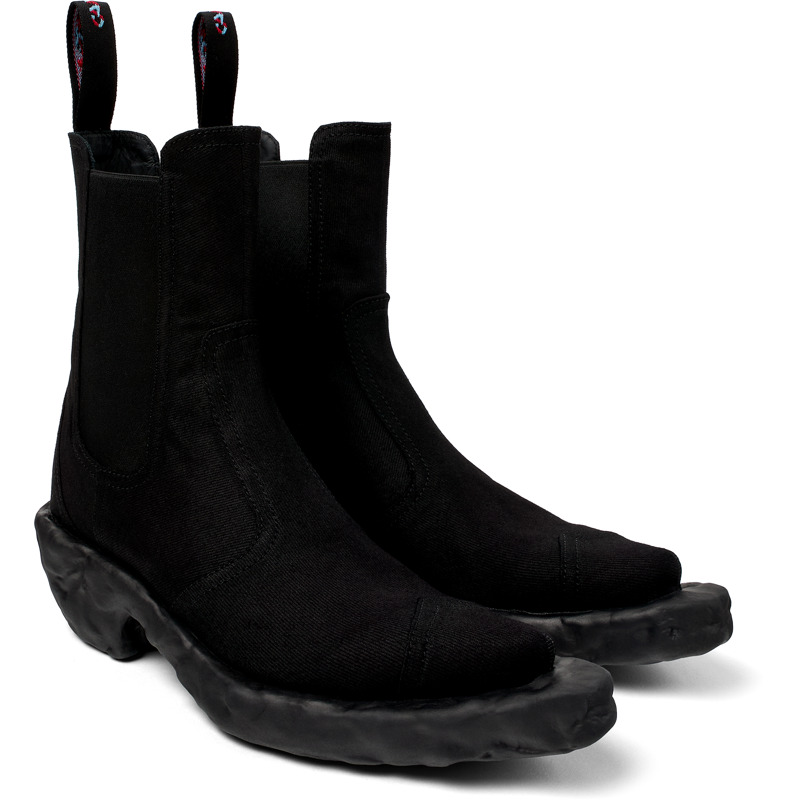 Camper Venga - Ankle Boots For Unisex - Black, Size 44, Cotton Fabric