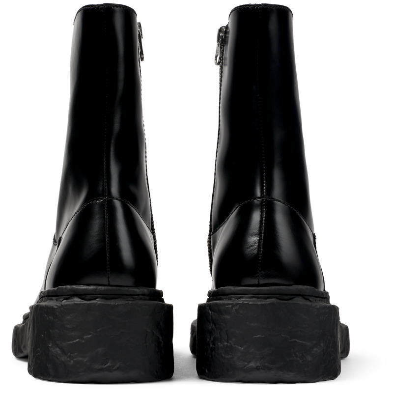 CAMPERLAB Vamonos - Unisex Ankle Boots - Black, Size 41, Smooth Leather