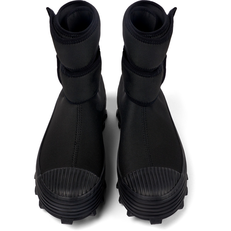 Camper Traktori - Ankle Boots For Unisex - Black, Size 41, Cotton Fabric