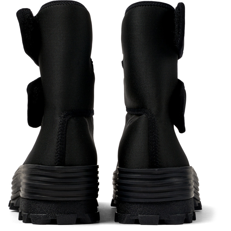 CAMPERLAB Traktori - Unisex Ankle Boots - Black, Size 38, Cotton Fabric