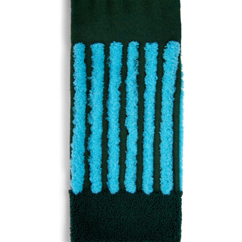 CAMPERLAB Buenasnoches Socks - Unisex Κάλτσες - Πράσινο,Μπλε, Μέγεθος S, Cotton Fabric