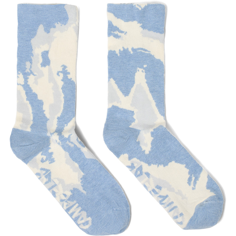 CAMPERLAB Socks - Meias Para  Unisex - Azul, Tamanho L, Tecido