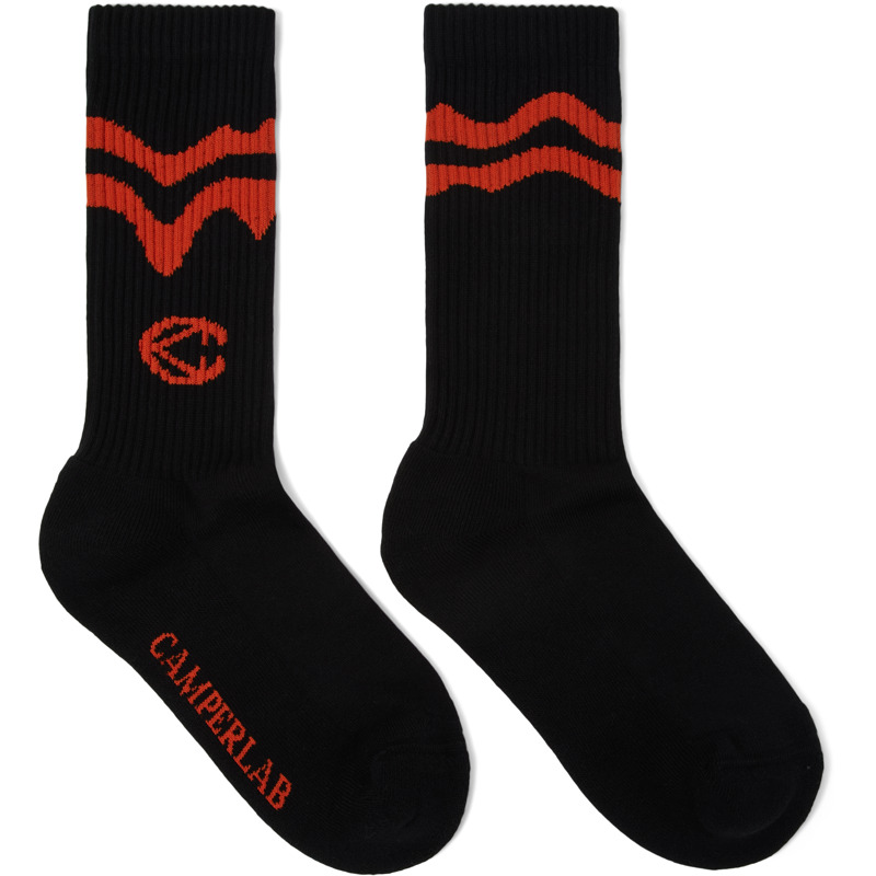 CAMPER LOGO SOCKS - Unisex Calcetines - Negro, talla L, Textil