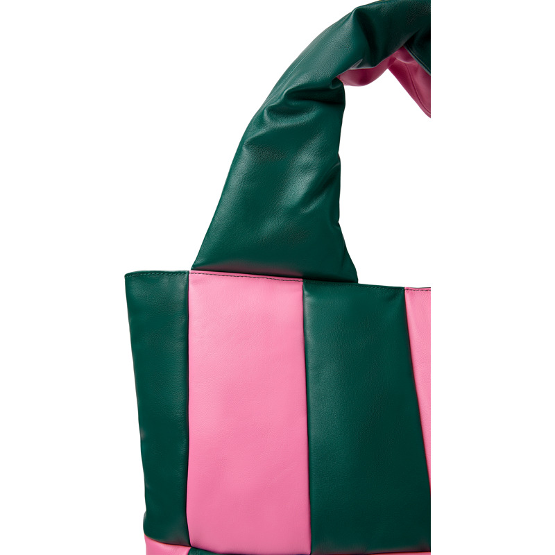 CAMPERLAB Buenasnoches - Unisex Taschen & Brieftaschen - Grün,Rosa, Größe , Glattleder