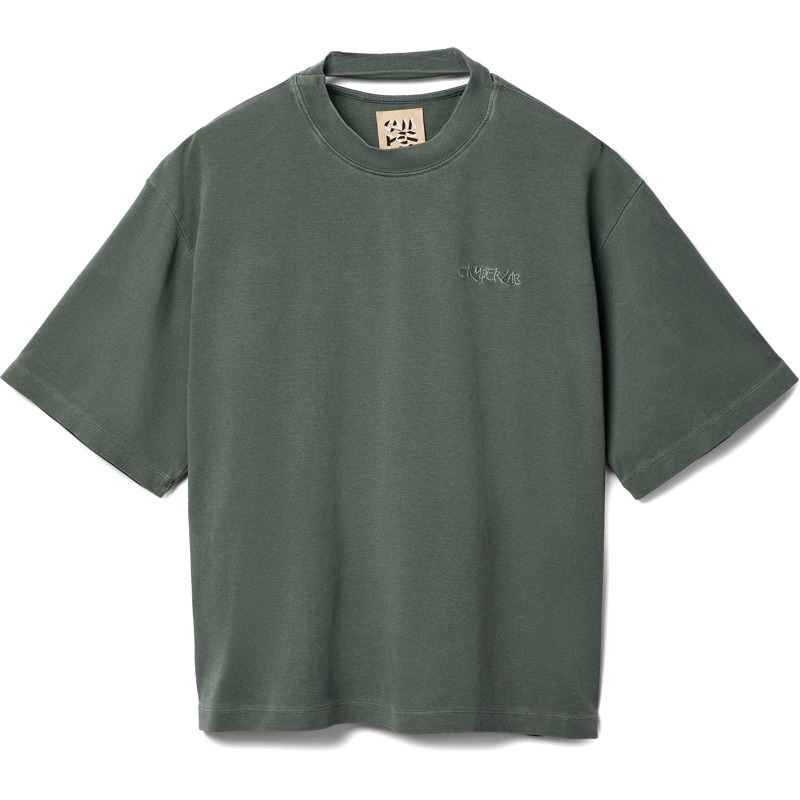Camper T-Shirt - Apparel For Unisex - Green, Size , Cotton Fabric