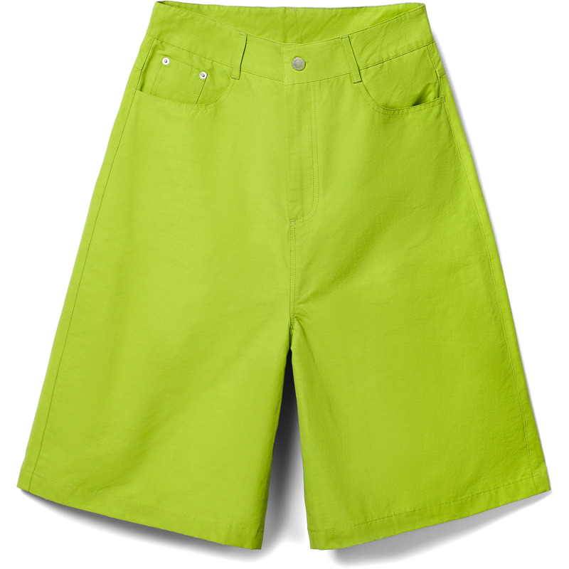 Camper Tech Shorts - Apparel For Unisex - Green, Size 34, Cotton Fabric