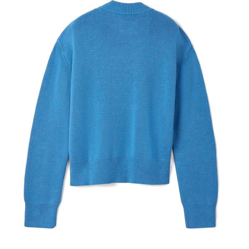 CAMPERLAB Melange Knit Sweater - Unisex Kleidung - Blau, Größe XL, Textile