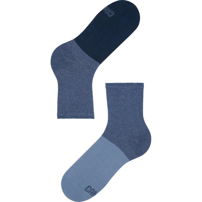 CAMPER Sox - Unisex Socken - Blau, Größe L,