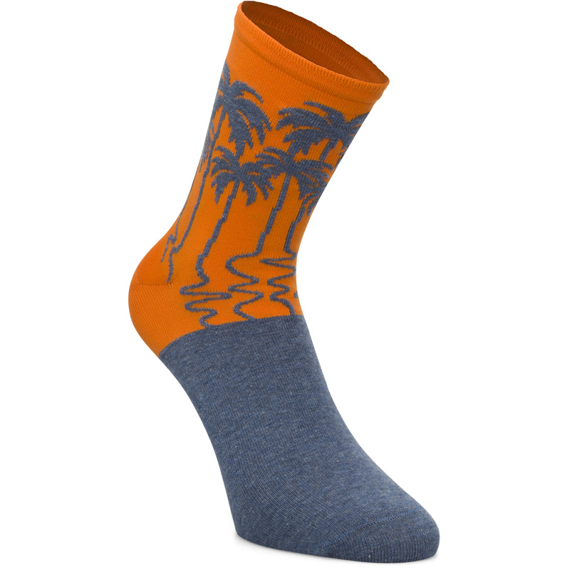 CAMPER Palmtree - Unisex Socks - Multicolor, Size M,