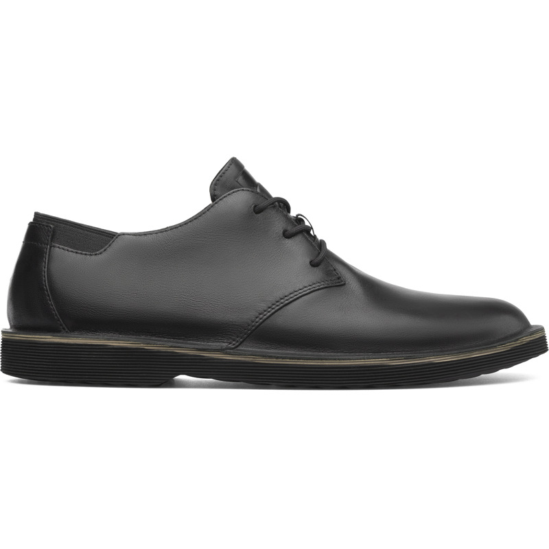 CAMPER Morrys - Zapatos de vestir para Hombre - Negro, talla 46, Piel Lisa