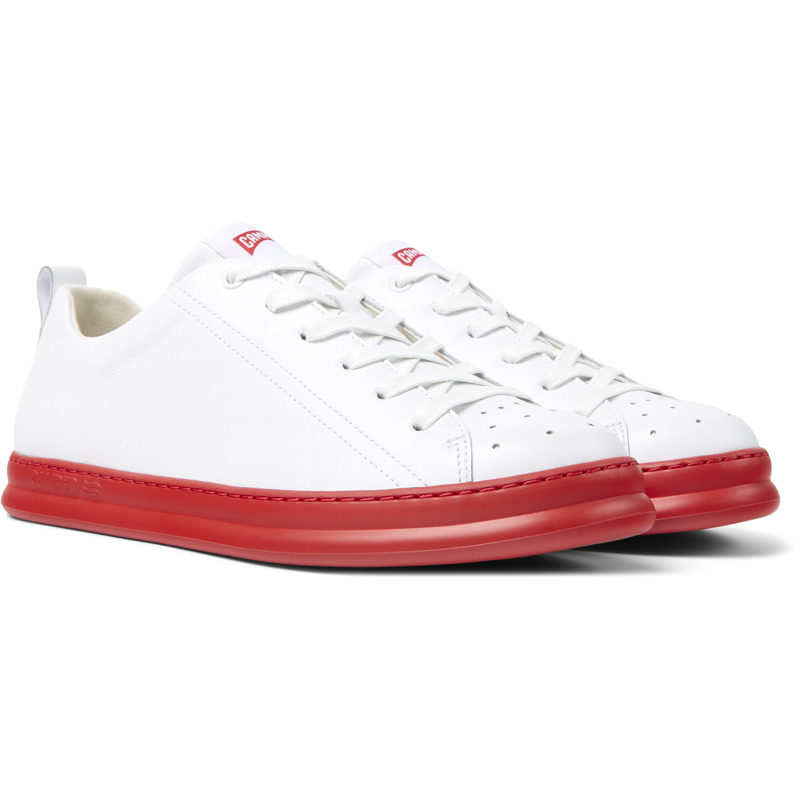 Camper Runner - Sneakers For Men - White, Size 43, Smooth Leather
