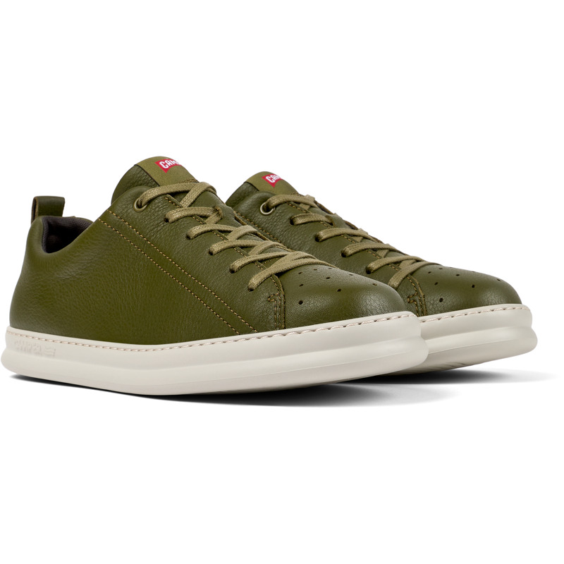 Camper Runner - Sneakers For Men - Green, Size 39, Smooth Leather